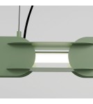 Thoro Lampa wisząca CHAIN 91 szałwiowa LED 4000K TH.820