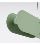 Thoro Lampa wisząca CHAIN 91 szałwiowa LED 4000K TH.820