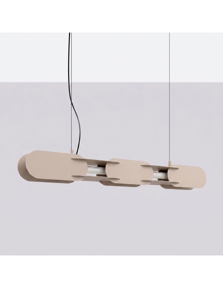Thoro Lampa wisząca CHAIN 91 taupe LED 4000K TH.821