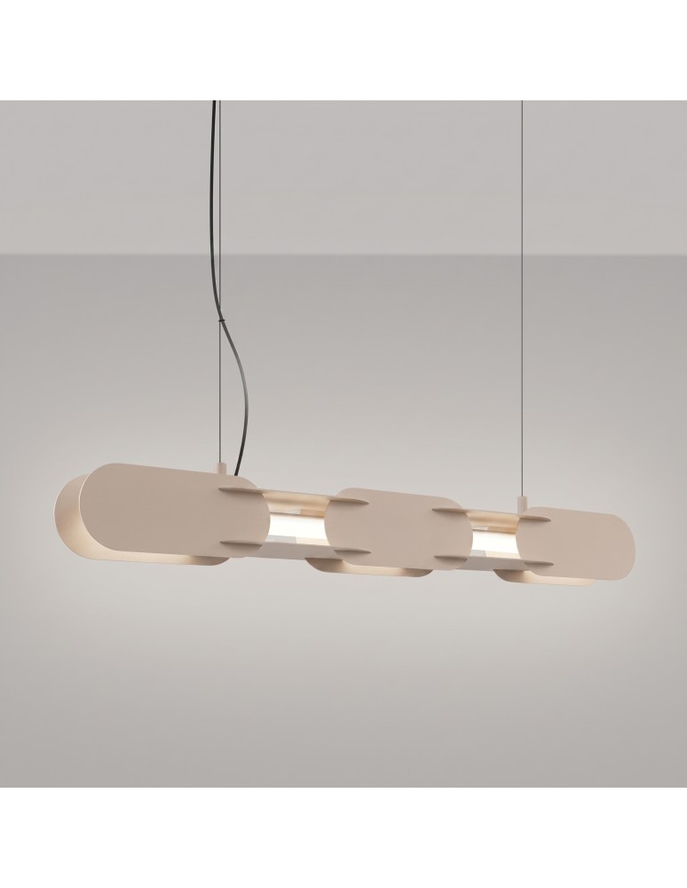 Thoro Lampa wisząca CHAIN 91 taupe LED 4000K TH.821