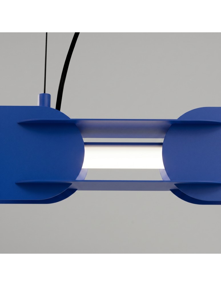 Thoro Lampa wisząca CHAIN 91 ultramaryna LED 4000K TH.822