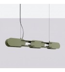 Thoro Lampa wisząca CHAIN 91 zielona oliwka LED 4000K TH.823