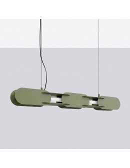 Thoro Lampa wisząca CHAIN 91 zielona oliwka LED 4000K TH.823 - produkt 2