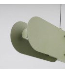 Thoro Lampa wisząca CHAIN 91 zielona oliwka LED 4000K TH.823