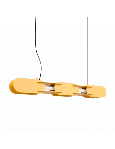Thoro Lampa wisząca CHAIN 91 żółta LED 4000K TH.824