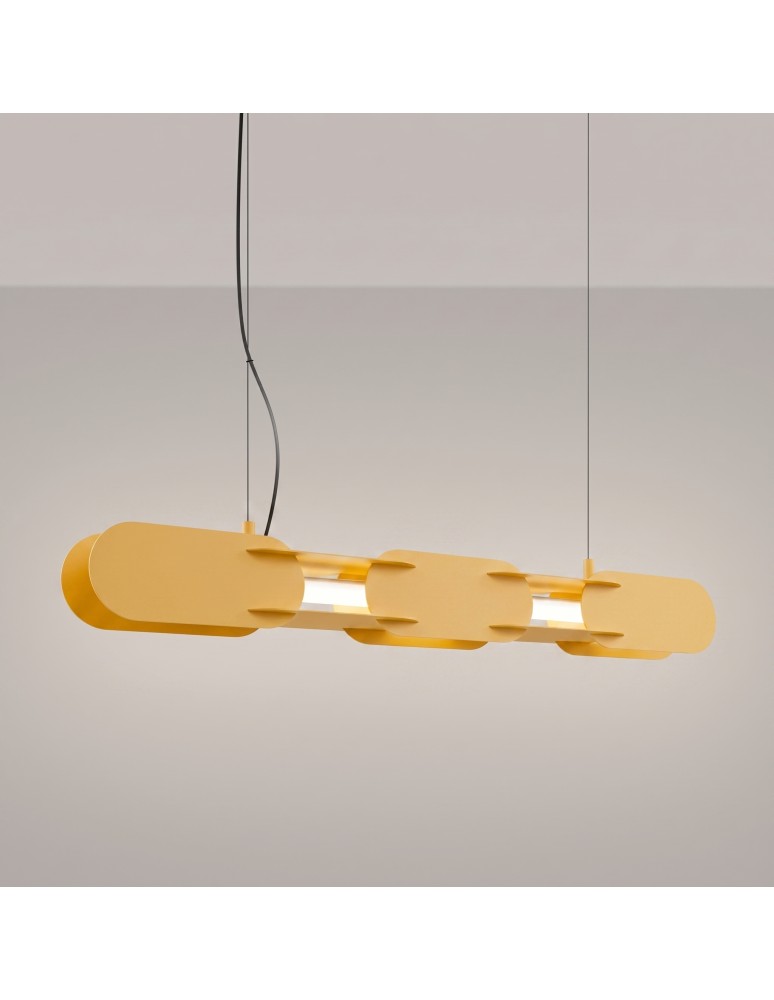 Thoro Lampa wisząca CHAIN 91 żółta LED 4000K TH.824