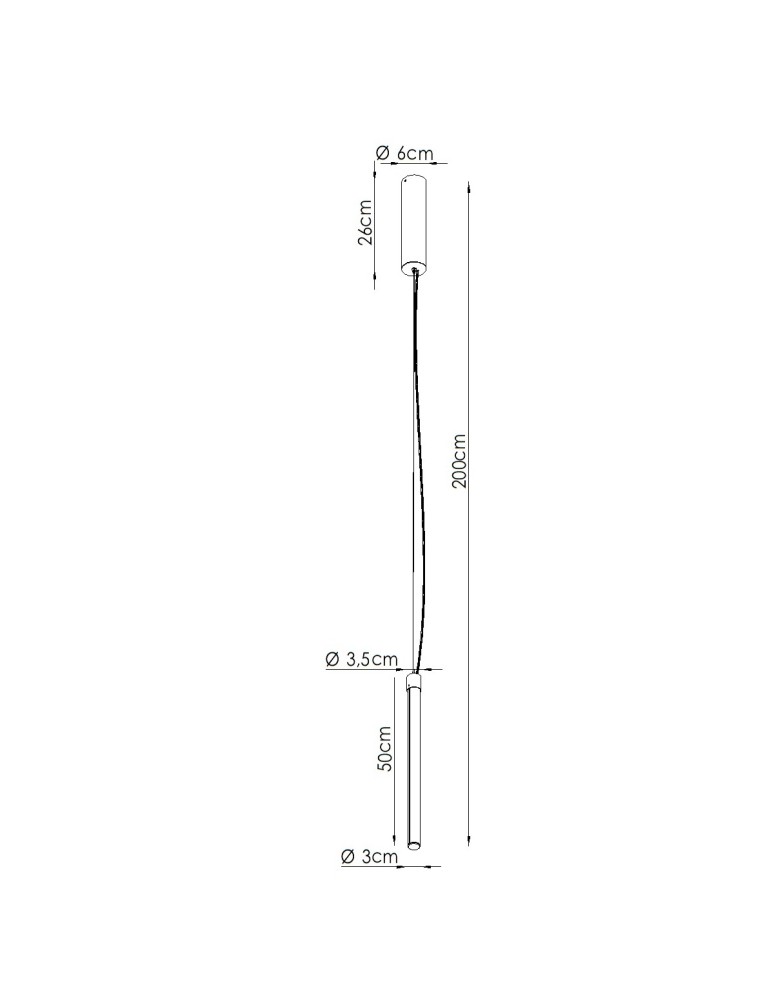 Thoro Lampa wisząca TRANG 50 beżowa LED 3000K TH.825