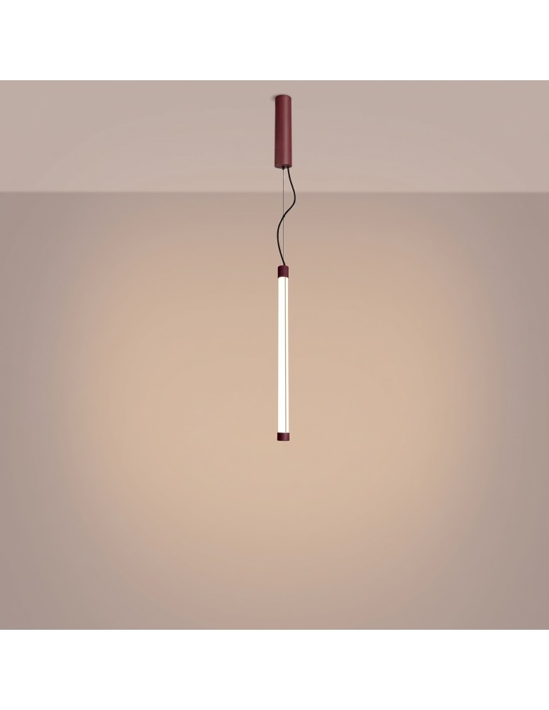 Thoro Lampa wisząca TRANG 50 burgund LED 3000K TH.829