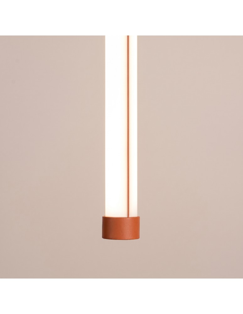 Thoro Lampa wisząca TRANG 50 ochra czerwona LED 3000K TH.833