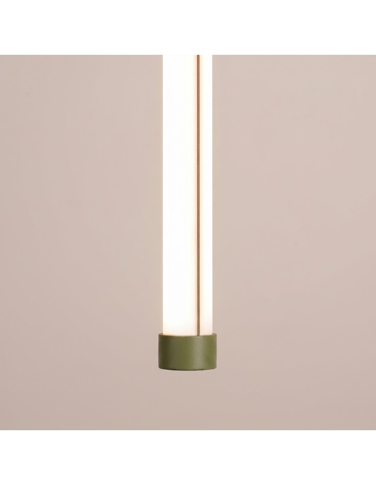 Thoro Lampa wisząca TRANG 50 zielona oliwka LED 3000K TH.838
