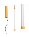 Thoro Lampa wisząca TRANG 50 żółta LED 3000K TH.839