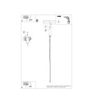 Thoro Lampa wisząca TRANG 75 beżowa LED 3000K TH.840