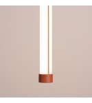 Thoro Lampa wisząca TRANG 75 ochra czerwona LED 3000K TH.848