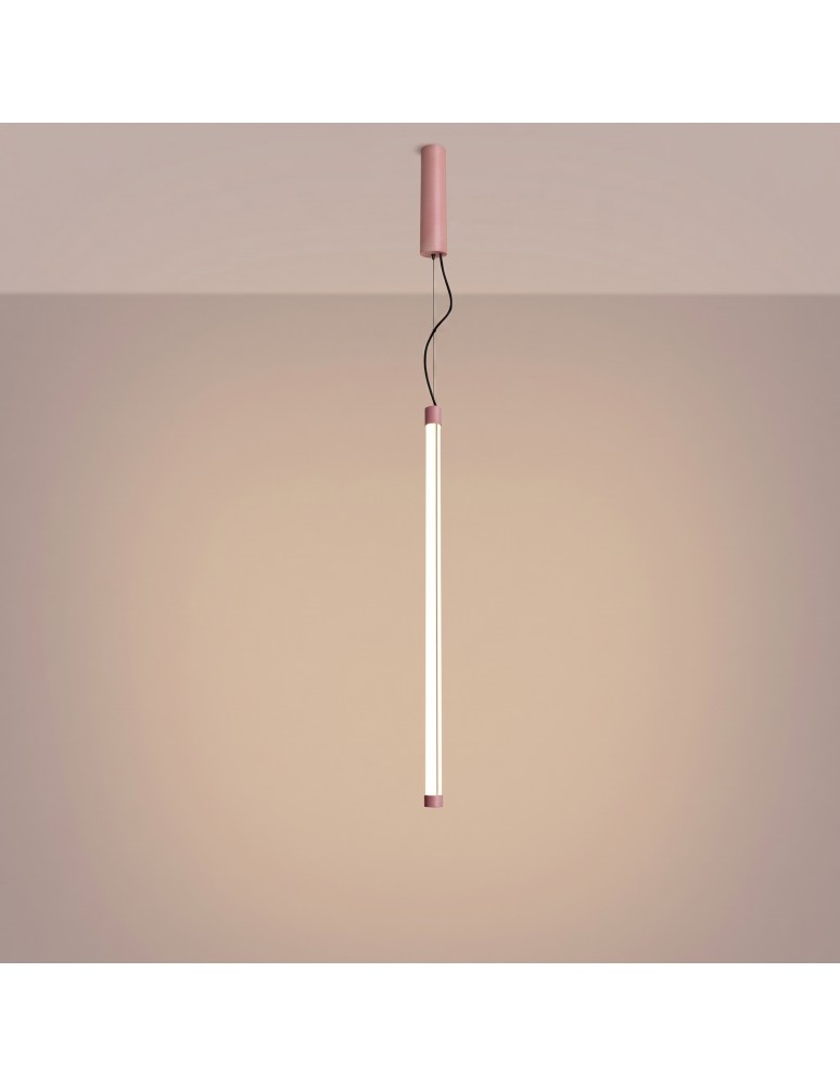 Thoro Lampa wisząca TRANG 75 różowa LED 3000K TH.849