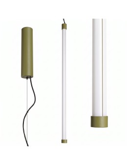 Thoro Lampa wisząca TRANG 75 zielona oliwka LED 3000K TH.853