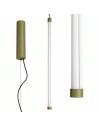 Thoro Lampa wisząca TRANG 75 zielona oliwka LED 3000K TH.853