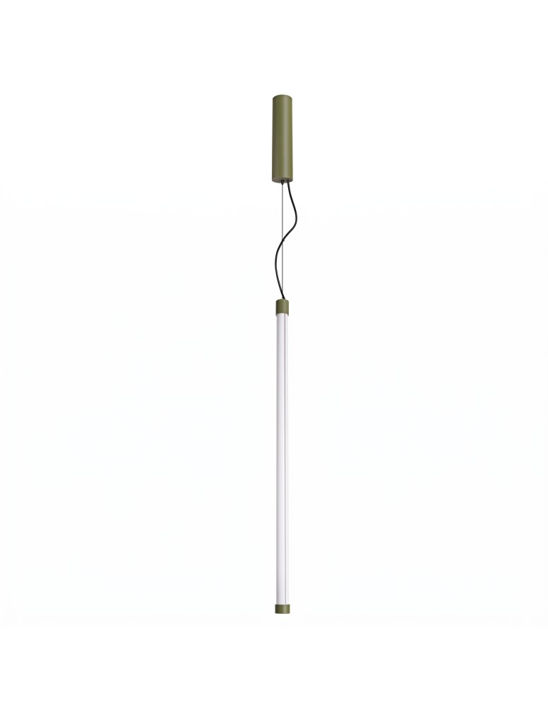 Thoro Lampa wisząca TRANG 75 zielona oliwka LED 3000K TH.853