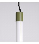 Thoro Lampa wisząca TRANG 75 zielona oliwka LED 3000K TH.853