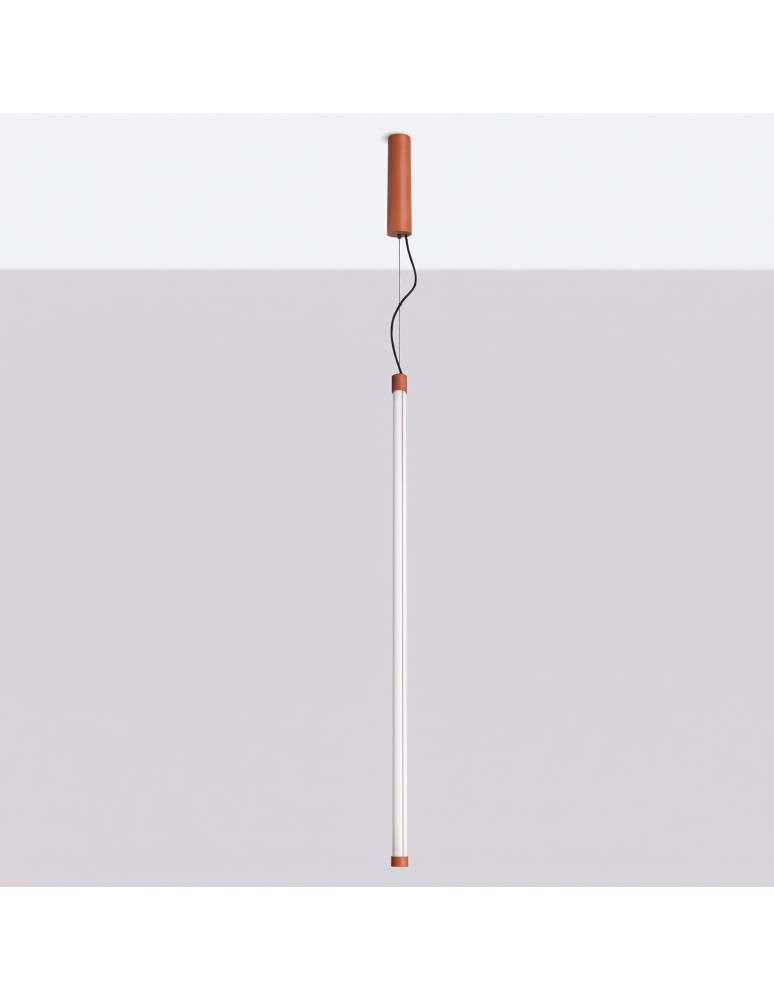 Thoro Lampa wisząca TRANG 100 ochra czerwona LED 3000K TH.863
