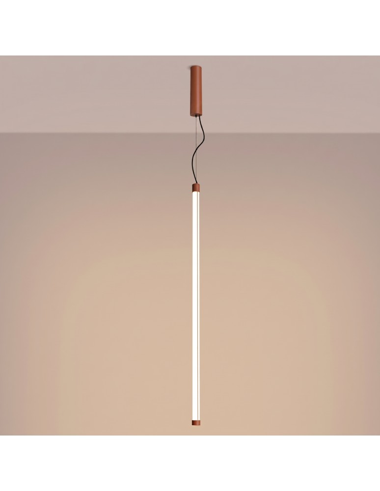 Thoro Lampa wisząca TRANG 100 ochra czerwona LED 3000K TH.863
