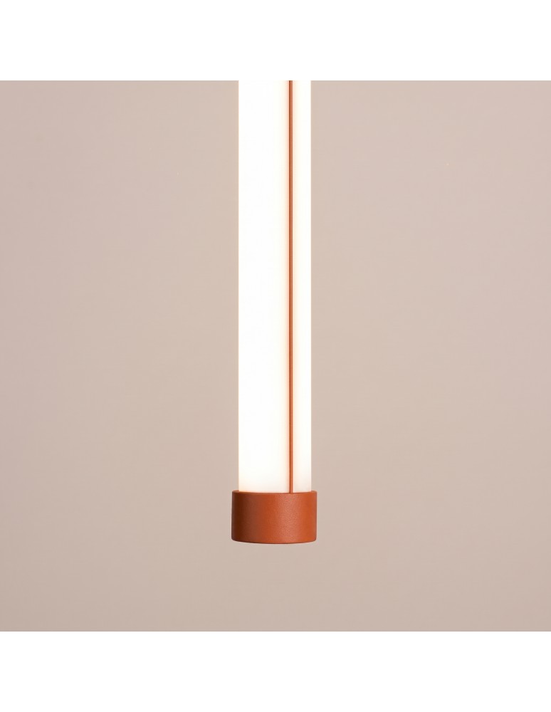 Thoro Lampa wisząca TRANG 100 ochra czerwona LED 3000K TH.863