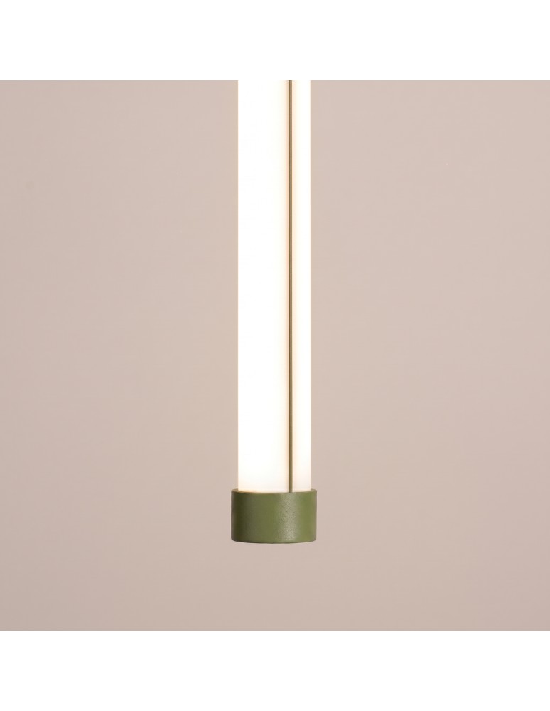 Thoro Lampa wisząca TRANG 100 zielona oliwka LED 3000K TH.868