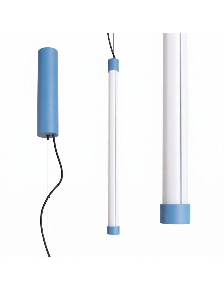 Thoro Lampa wisząca TRANG 50 błękitna LED 4000K TH.872