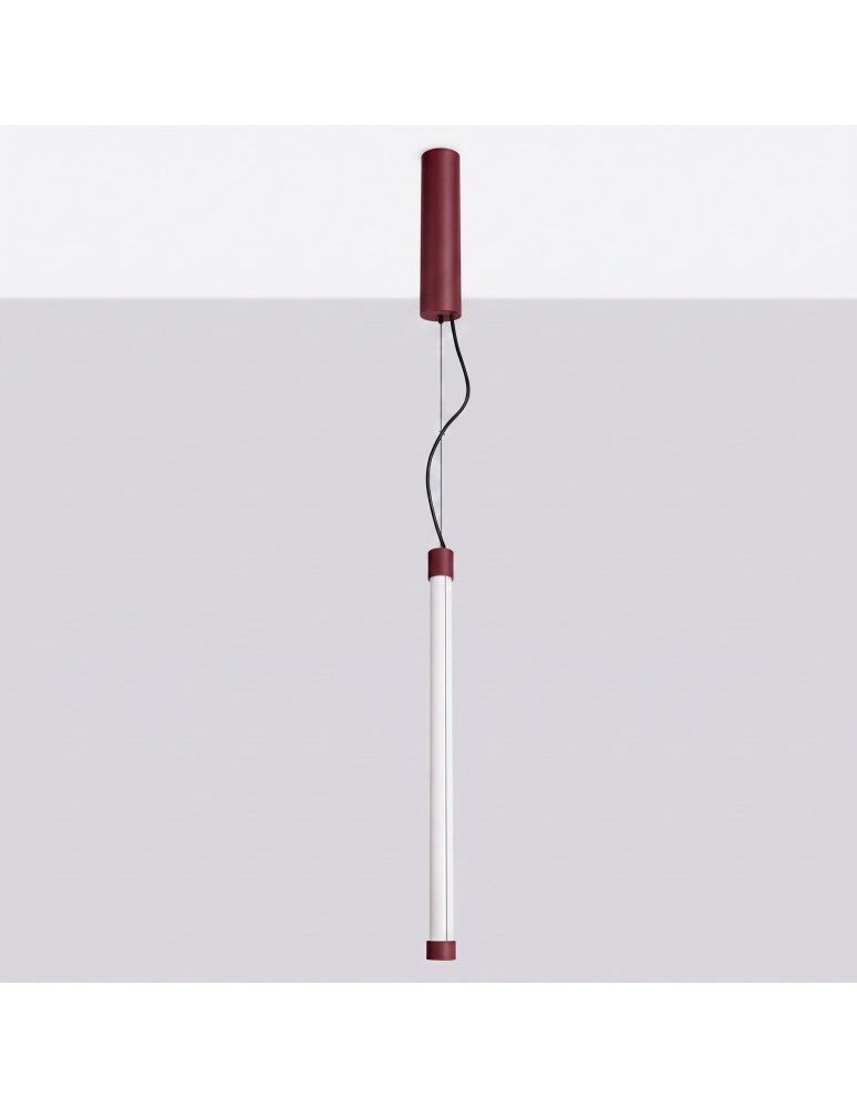 Thoro Lampa wisząca TRANG 50 burgund LED 4000K TH.874