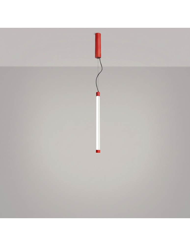 Thoro Lampa wisząca TRANG 50 czerwona LED 4000K TH.876