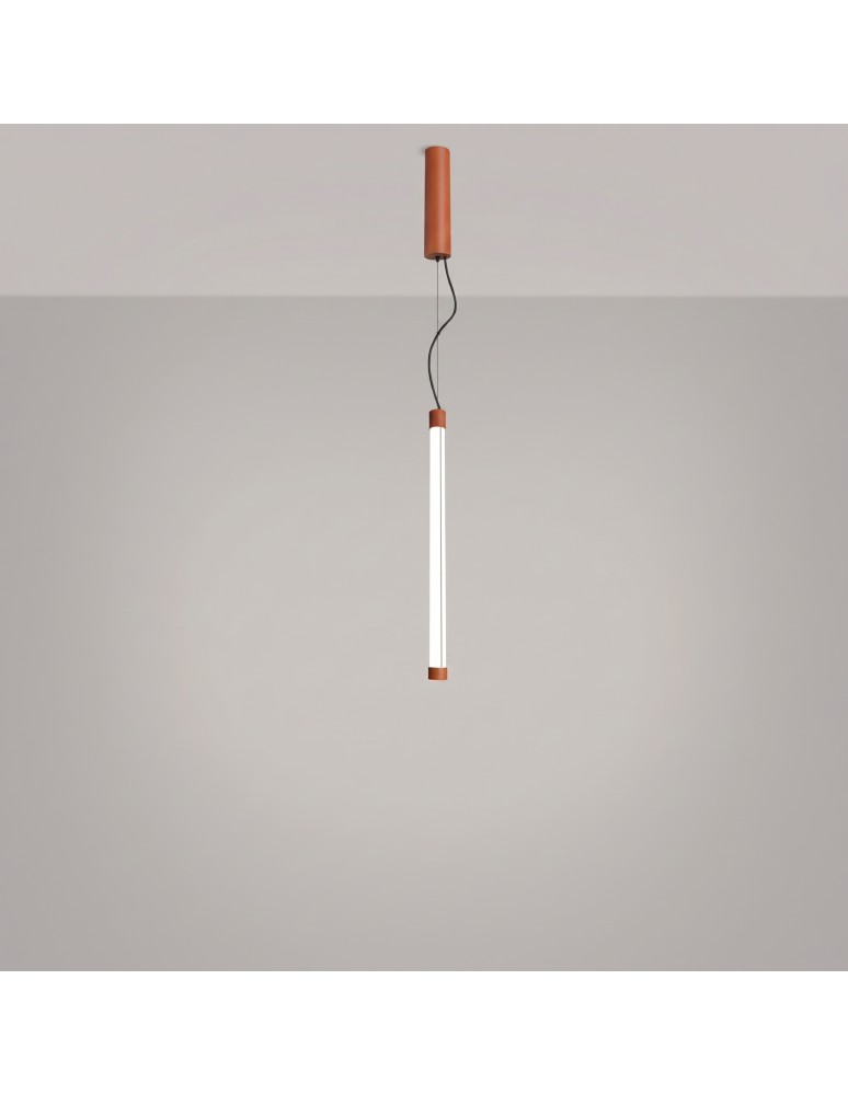 Thoro Lampa wisząca TRANG 50 ochra czerwona LED 4000K TH.878