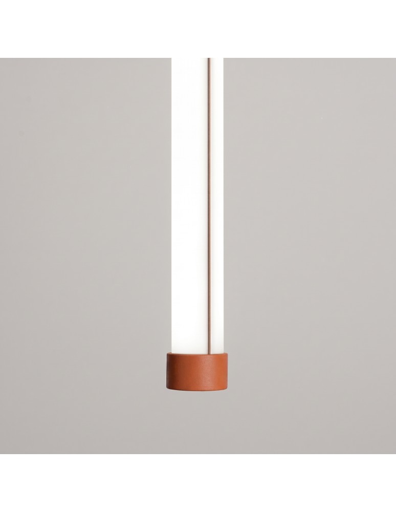 Thoro Lampa wisząca TRANG 50 ochra czerwona LED 4000K TH.878