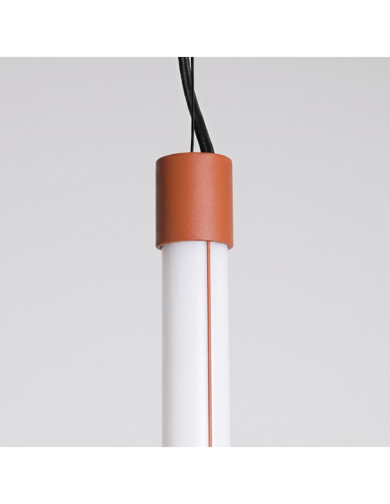 Thoro Lampa wisząca TRANG 50 ochra czerwona LED 4000K TH.878