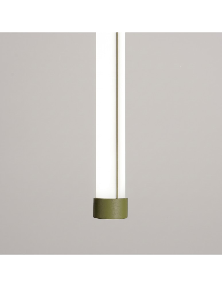 Thoro Lampa wisząca TRANG 50 zielona oliwka LED 4000K TH.883
