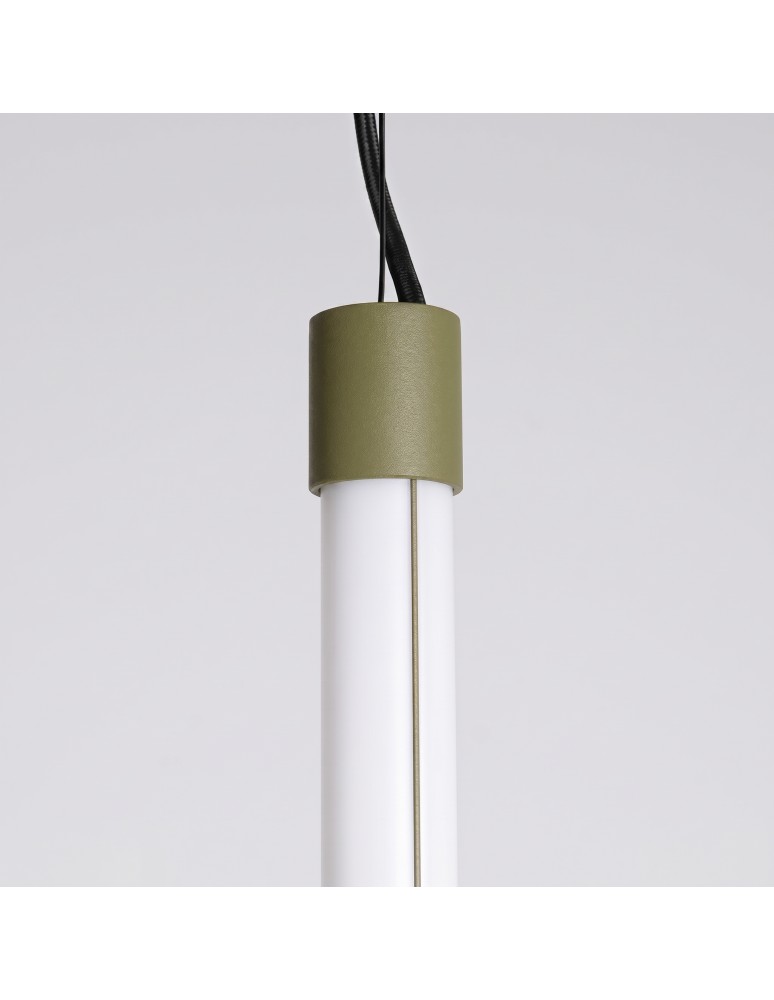 Thoro Lampa wisząca TRANG 50 zielona oliwka LED 4000K TH.883