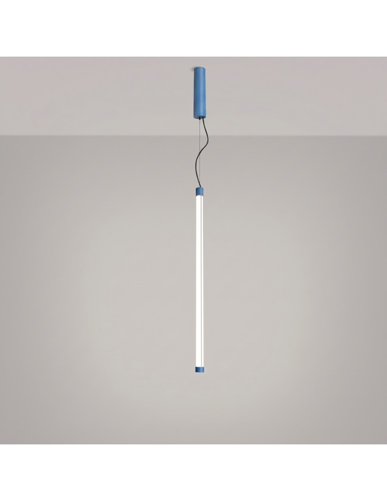 Thoro Lampa wisząca TRANG 75 błękitna LED 4000K TH.887