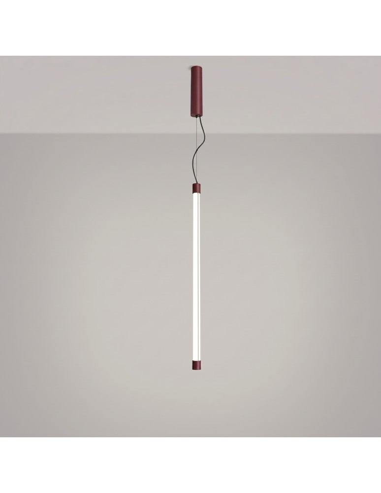 Thoro Lampa wisząca TRANG 75 burgund LED 4000K TH.889