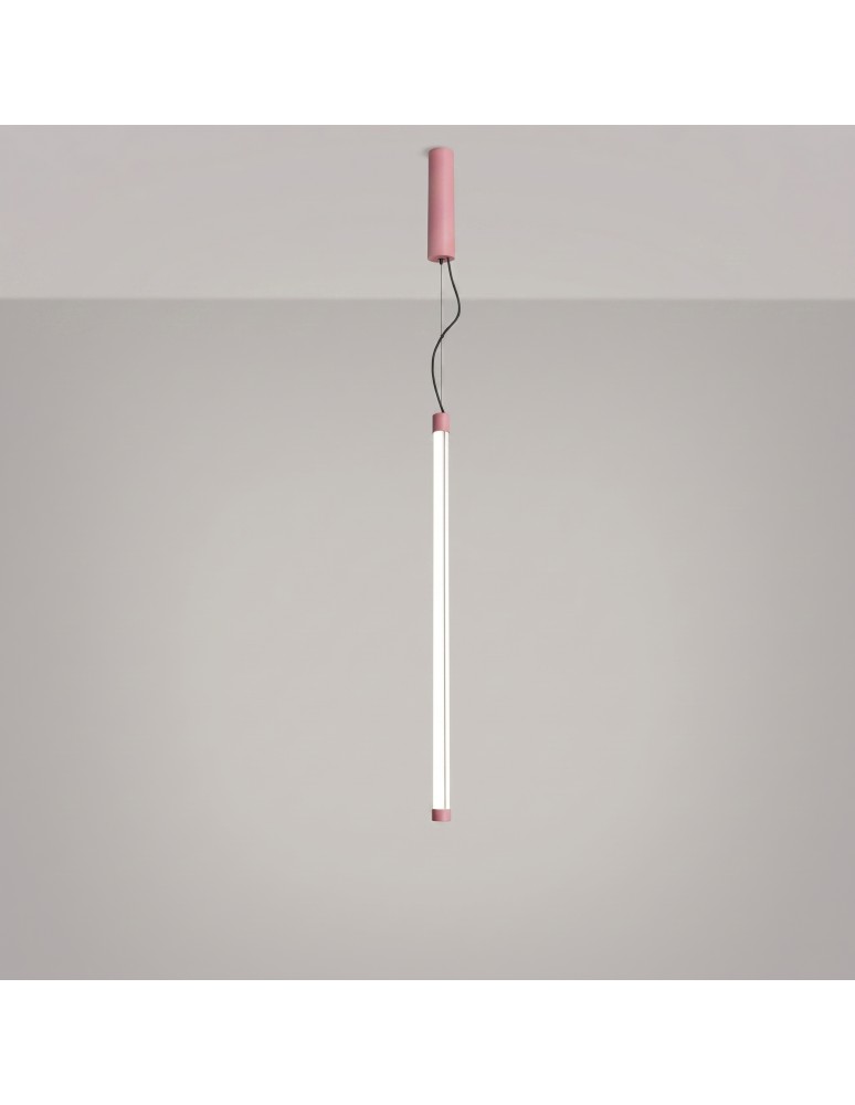 Thoro Lampa wisząca TRANG 75 różowa LED 4000K TH.894