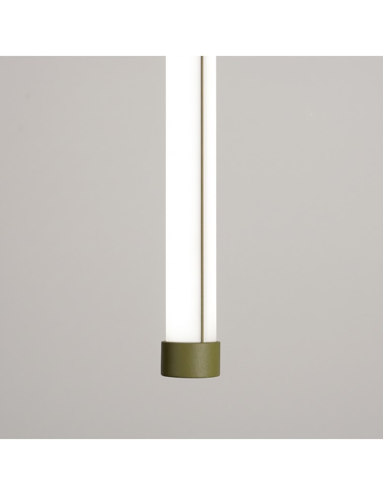 Thoro Lampa wisząca TRANG 75 zielona oliwka LED 4000K TH.898
