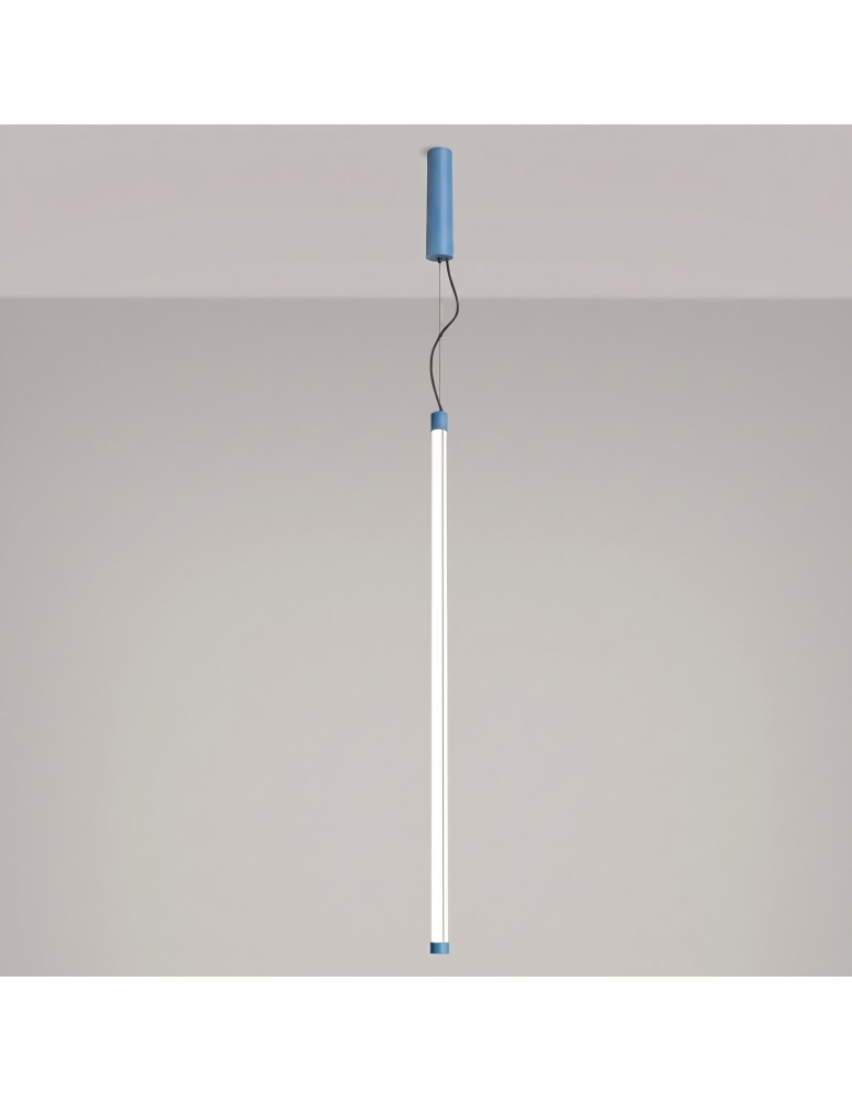 Thoro Lampa wisząca TRANG 100 błękitna LED 4000K TH.902