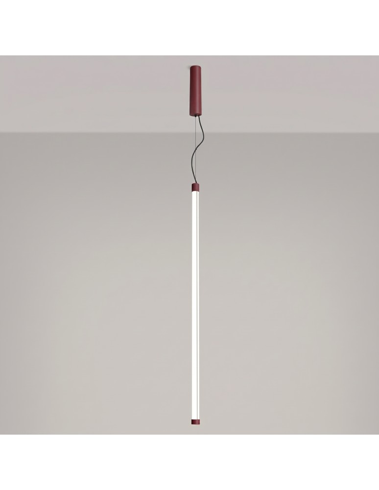 Thoro Lampa wisząca TRANG 100 burgund LED 4000K TH.904