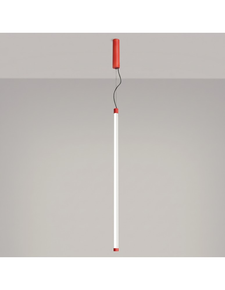 Thoro Lampa wisząca TRANG 100 czerwona LED 4000K TH.906