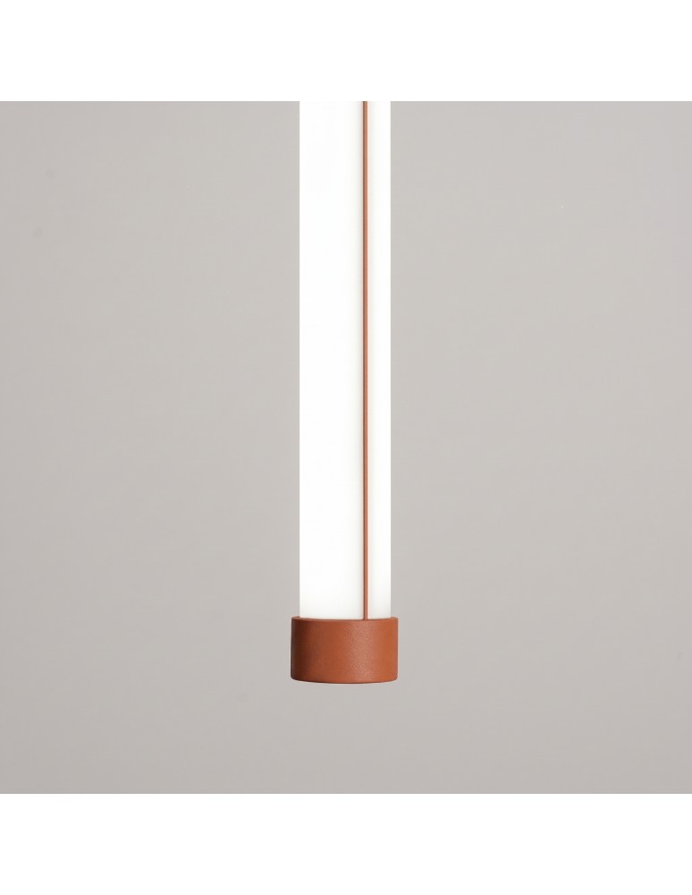 Thoro Lampa wisząca TRANG 100 ochra czerwona LED 4000K TH.908