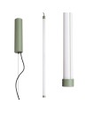 Thoro Lampa wisząca TRANG 100 szałwiowa LED 4000K TH.910
