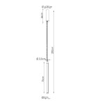 Thoro Lampa wisząca TRANG 100 taupe LED 4000K TH.911