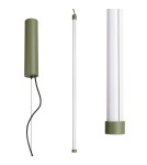 Thoro Lampa wisząca TRANG 100 zielona oliwka LED 4000K TH.913