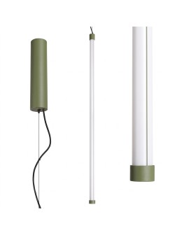 Thoro Lampa wisząca TRANG 100 zielona oliwka LED 4000K TH.913