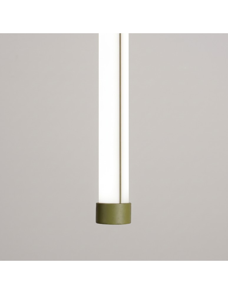 Thoro Lampa wisząca TRANG 100 zielona oliwka LED 4000K TH.913
