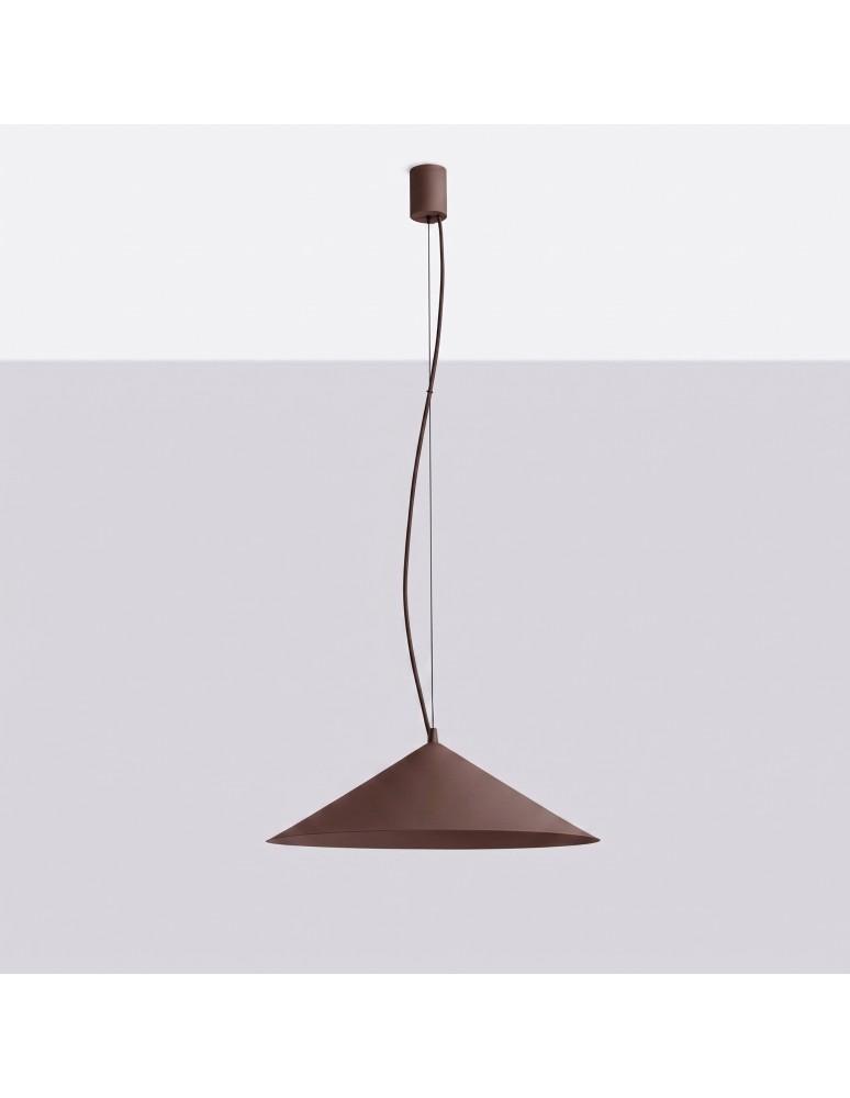 Thoro Lampa wisząca FINT brązowa LED 3000K TH.945