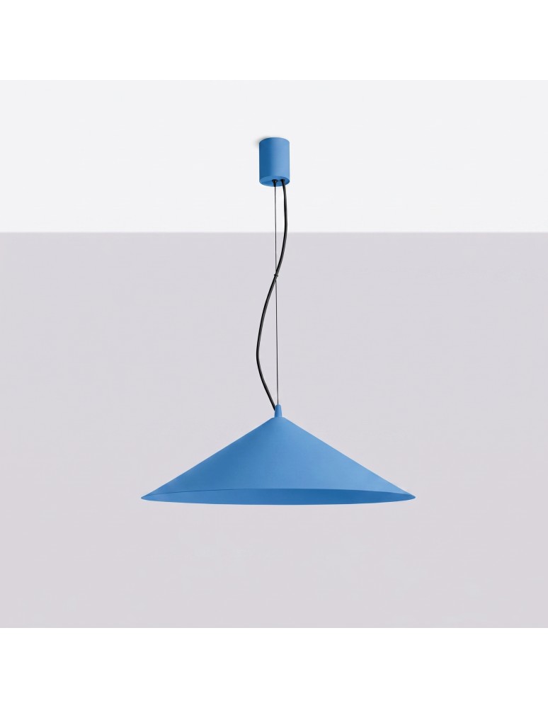 Thoro Lampa wisząca FINT błękitna LED 3000K TH.947