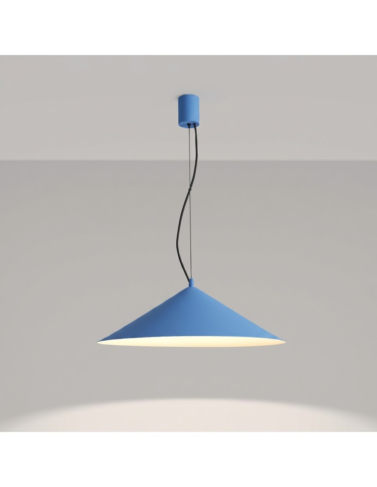 Thoro Lampa wisząca FINT błękitna LED 3000K TH.947